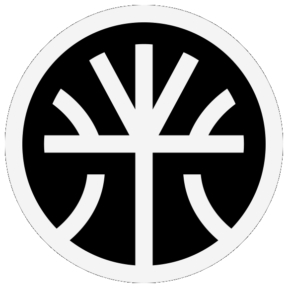 mark circle small monochrome white