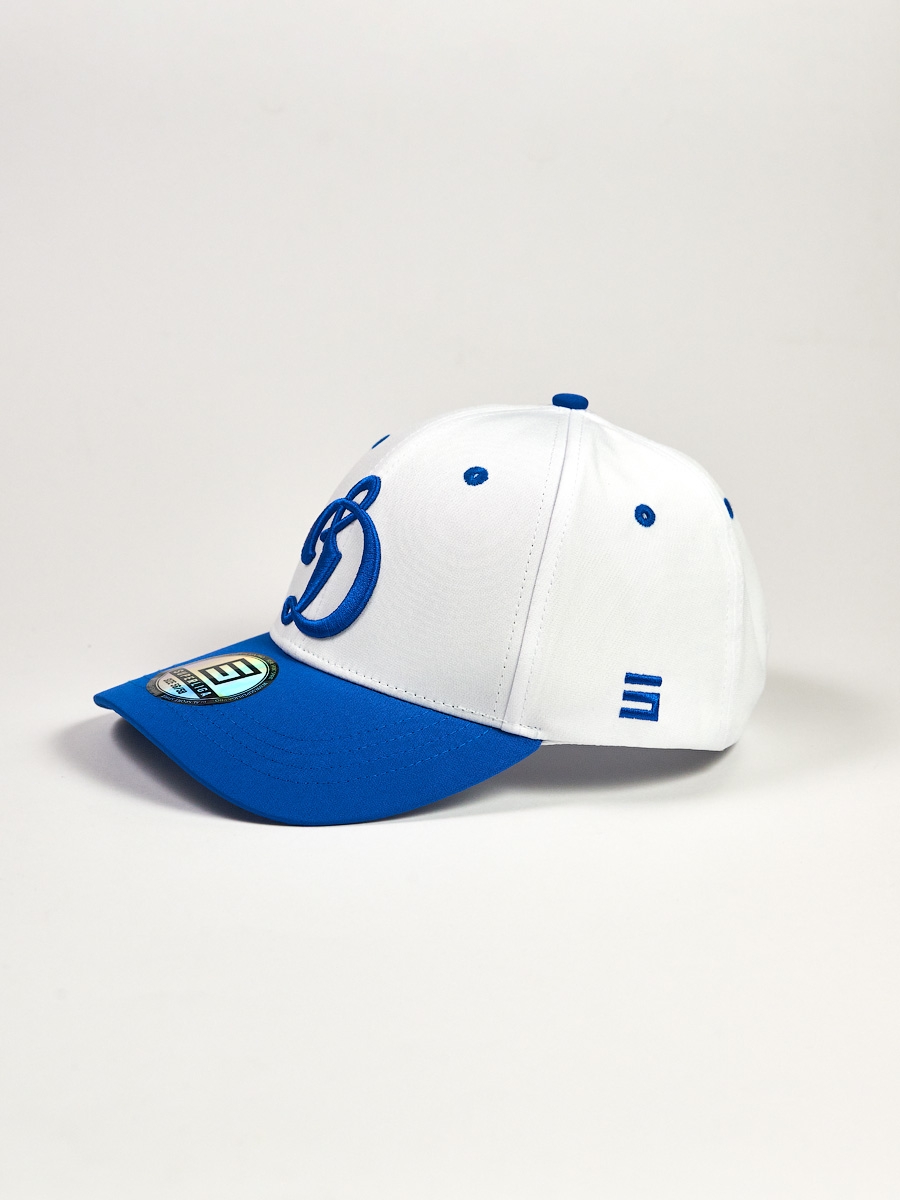 Бейсболка бело-синяя — фото 5