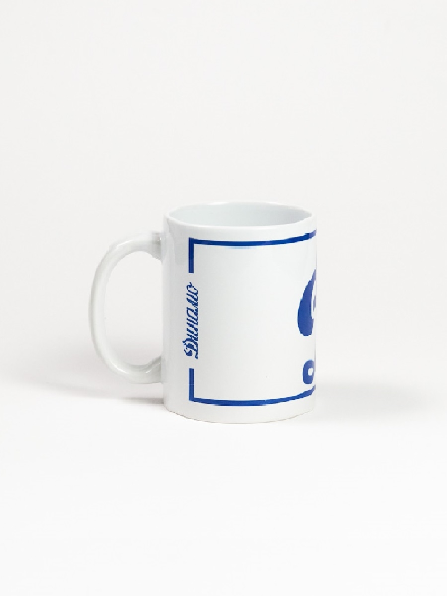 Кружка керамическая «Динамо» белая — фото 3