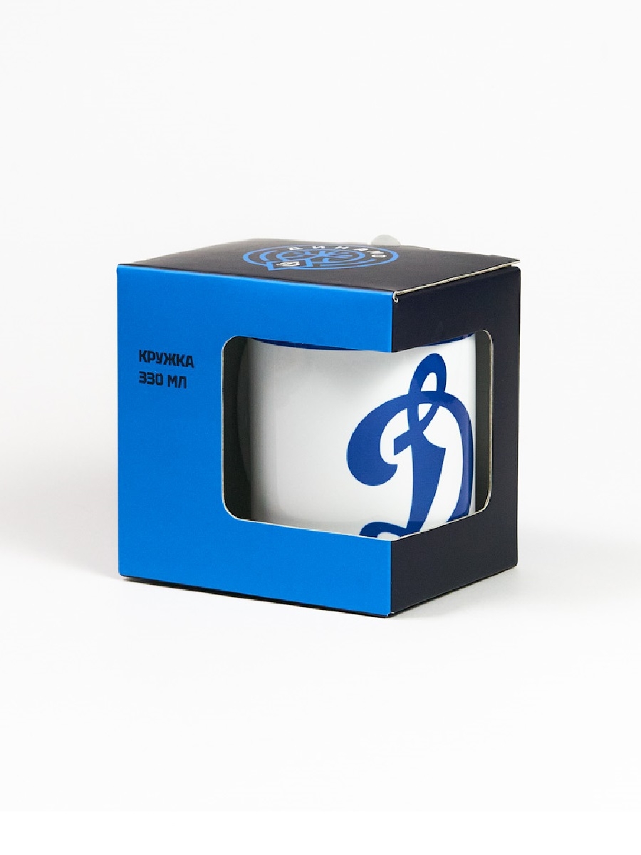 Кружка керамическая «Динамо» белая — фото 5